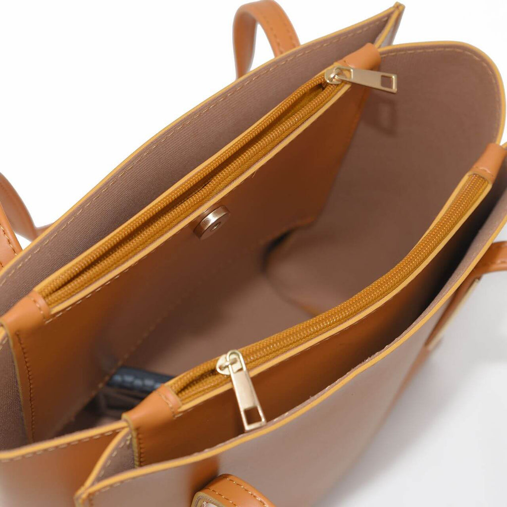 Canva Beige women's tote bag in beige by Bag X