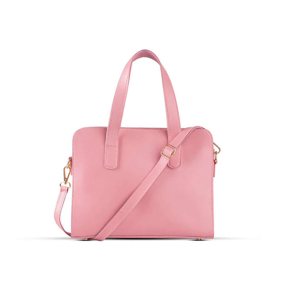 Hazel 3 Pcs Pink women's handbag in pink by Bag X