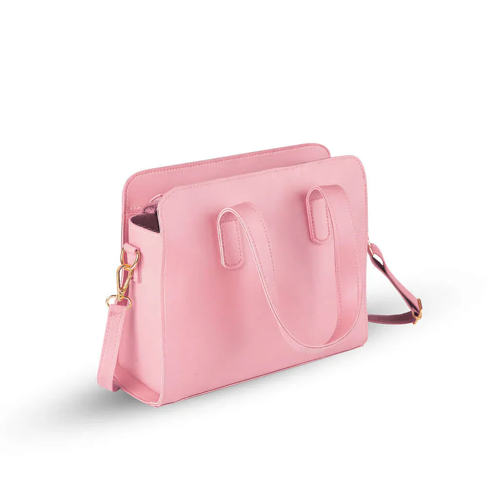Hazel 3 Pcs Pink women's handbag in pink by Bag X