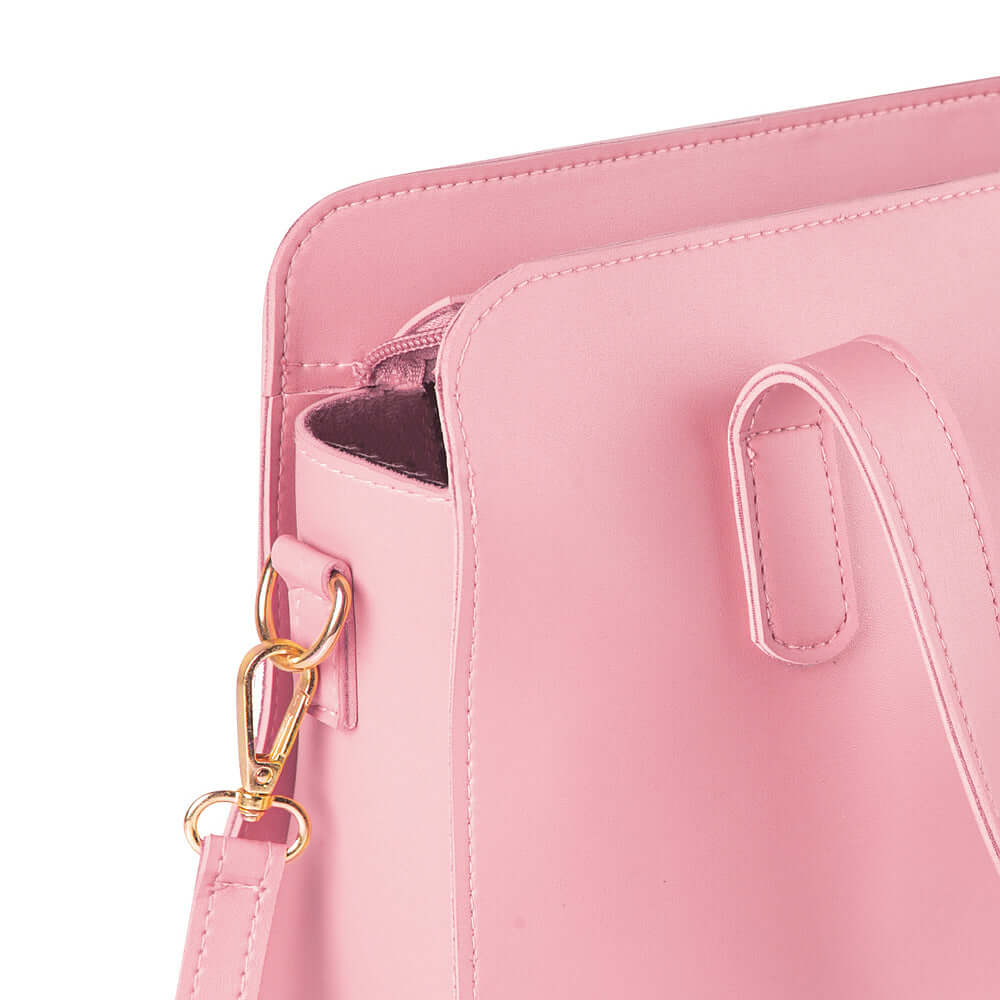Hazel 3 Pcs Pink women's handbag in pink by Bag X
