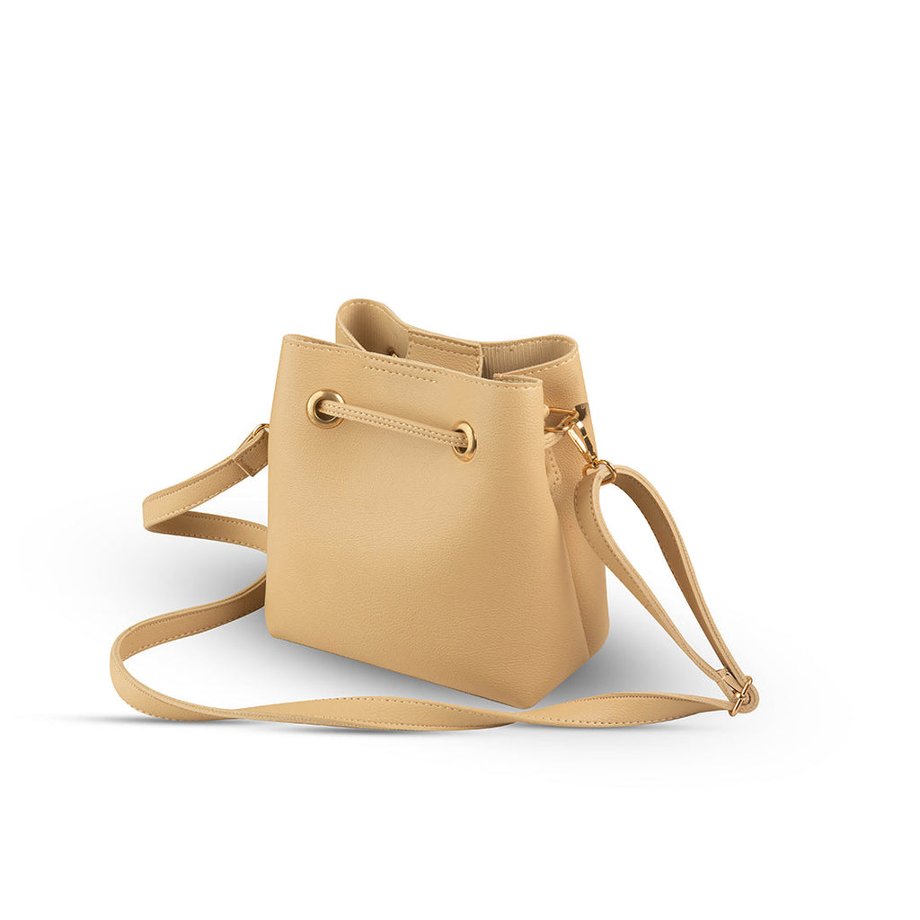 Kelly Beige women's shoulder bag in beige by Bag X