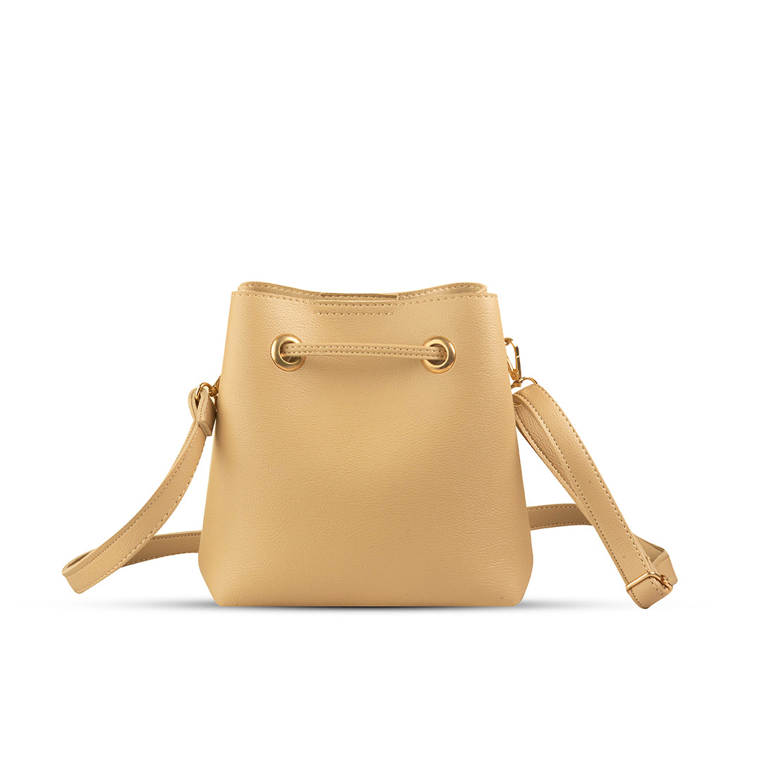Kelly Beige women's shoulder bag in beige by Bag X