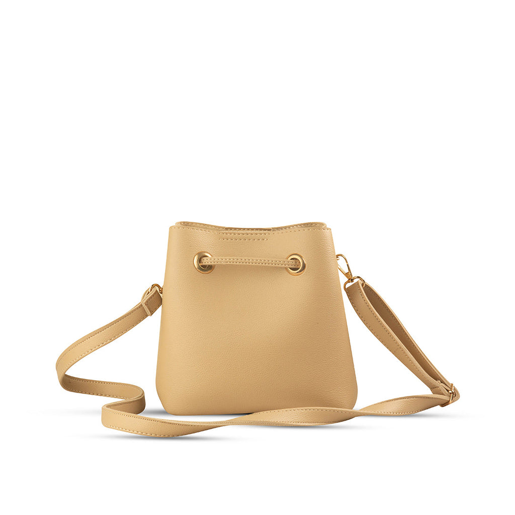 Kelly Beige women's shoulder bag in beige by Bag X