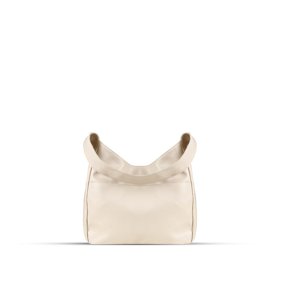Lorene Beige women's shoulder bag in beige by Bag X