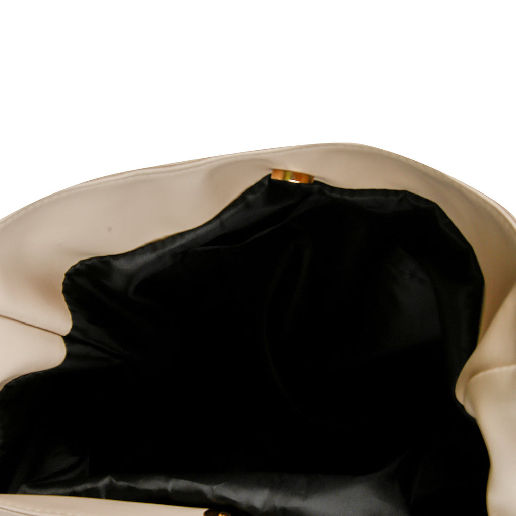 Lorene Beige women's shoulder bag in beige by Bag X
