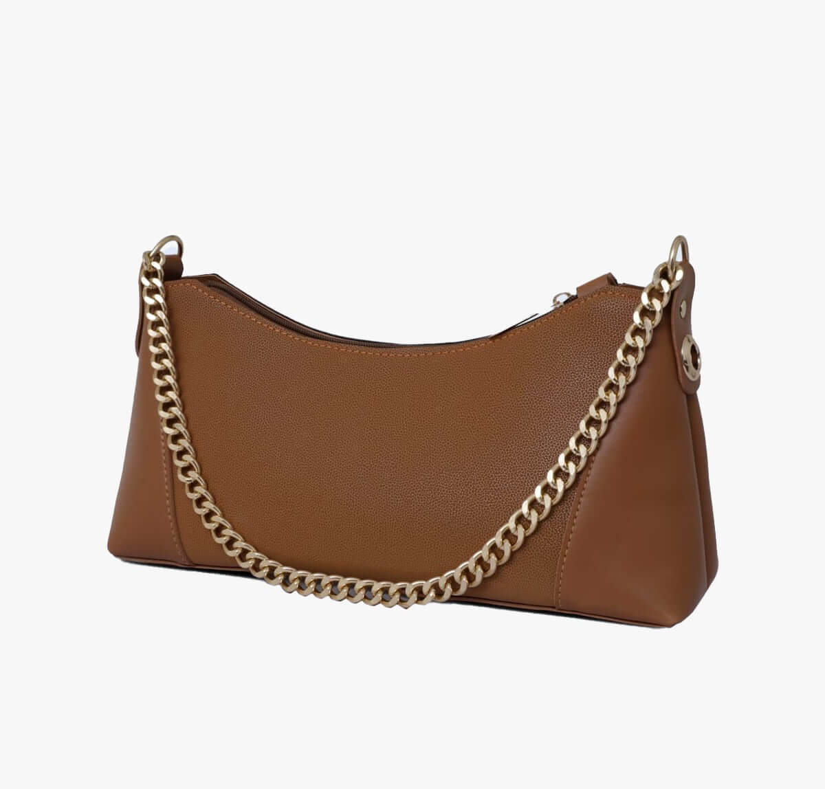 Crescent Brown women's handbag in brown by Bag X