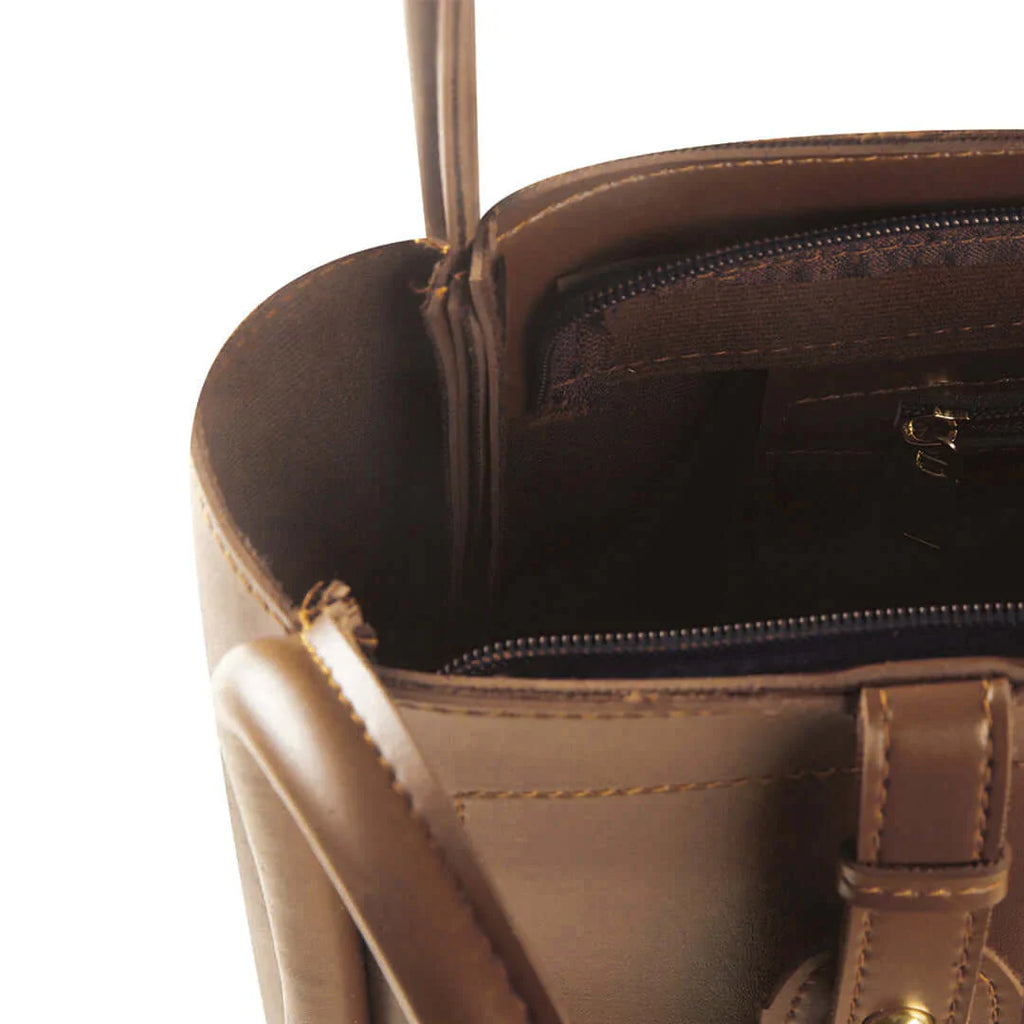 Ginger Choco women's shoulder bag in choco by Bag X