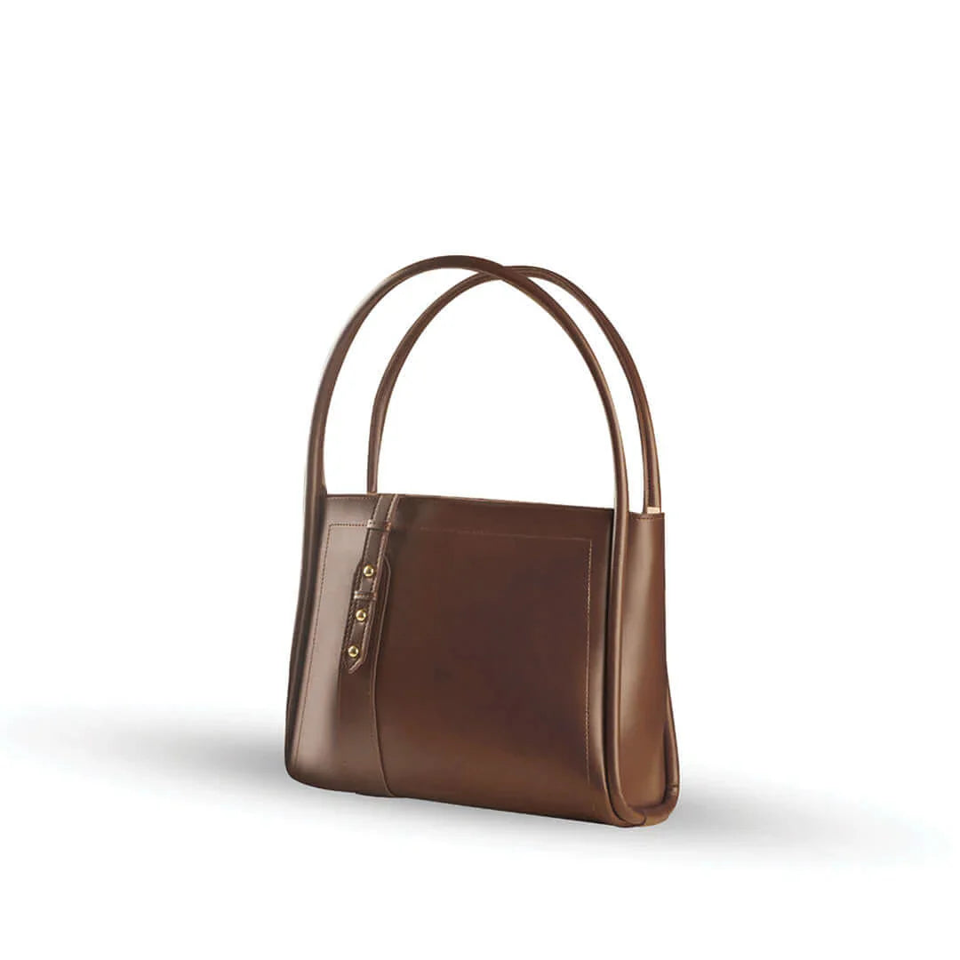 Ginger Choco women's shoulder bag in choco by Bag X
