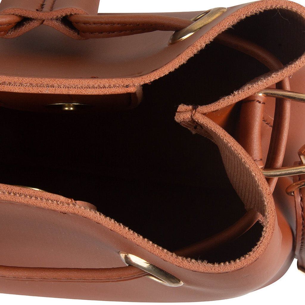 Kelly Brown women's shoulder bag in brown by Bag X
