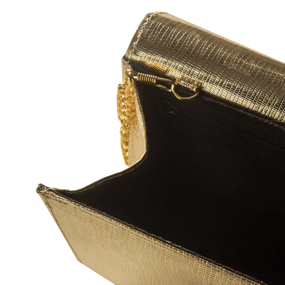Charm Gold women's handbag in gold by Bag X