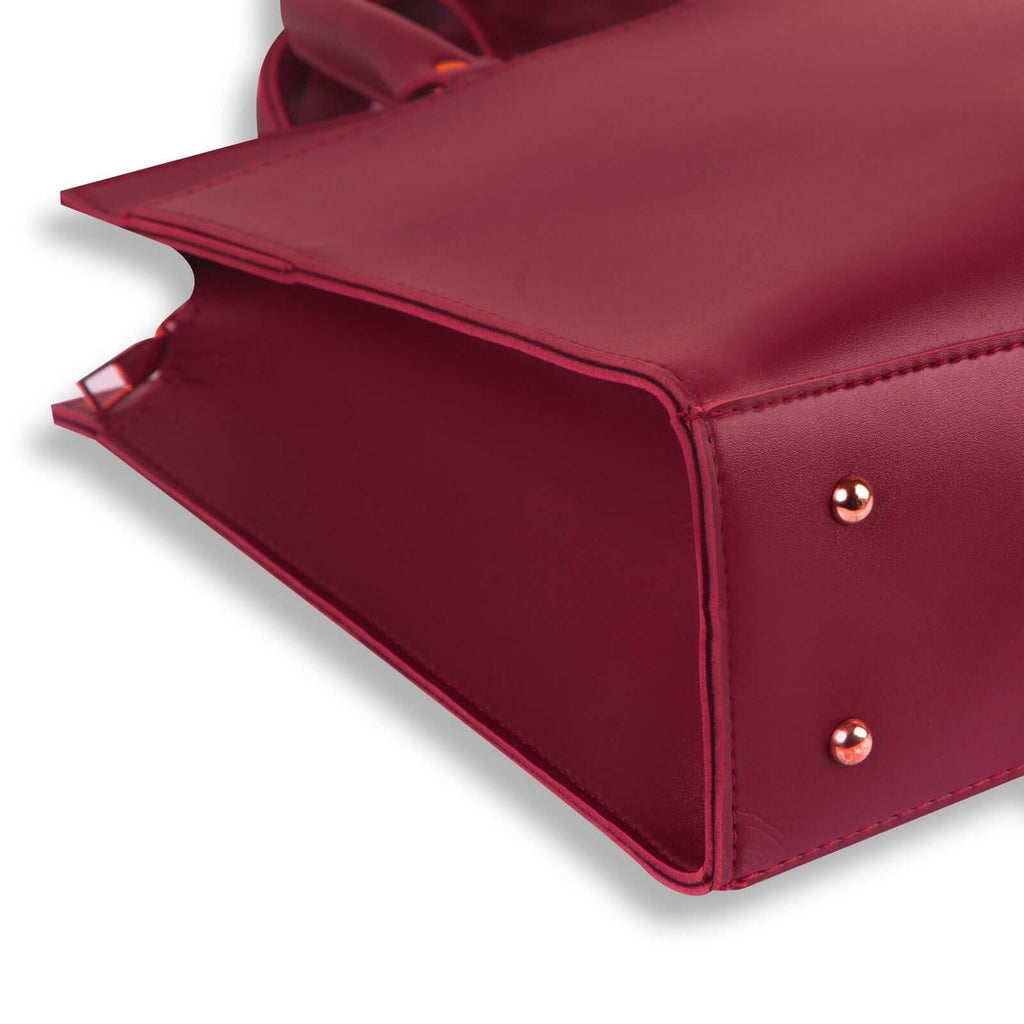 Dove Maroon women's handbag in maroon by Bag X