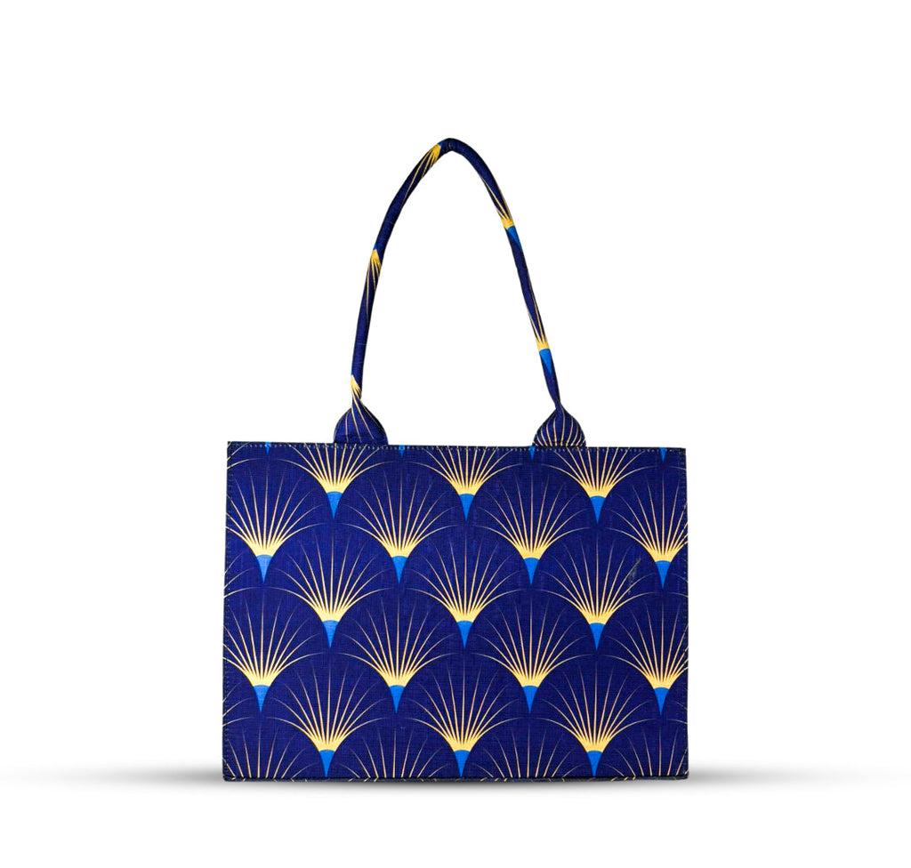 Flora Bloom Blue women's tote bag in blue by Bag X