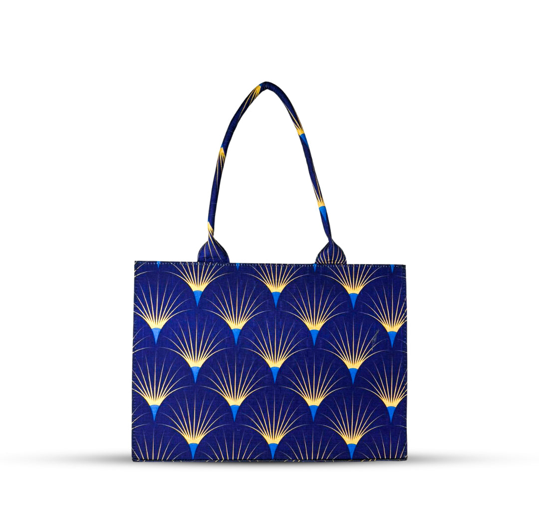 Flora Bloom Blue women's tote bag in blue by Bag X