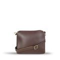 Crimson Pouch Choco women's handbag in choco by Bag X