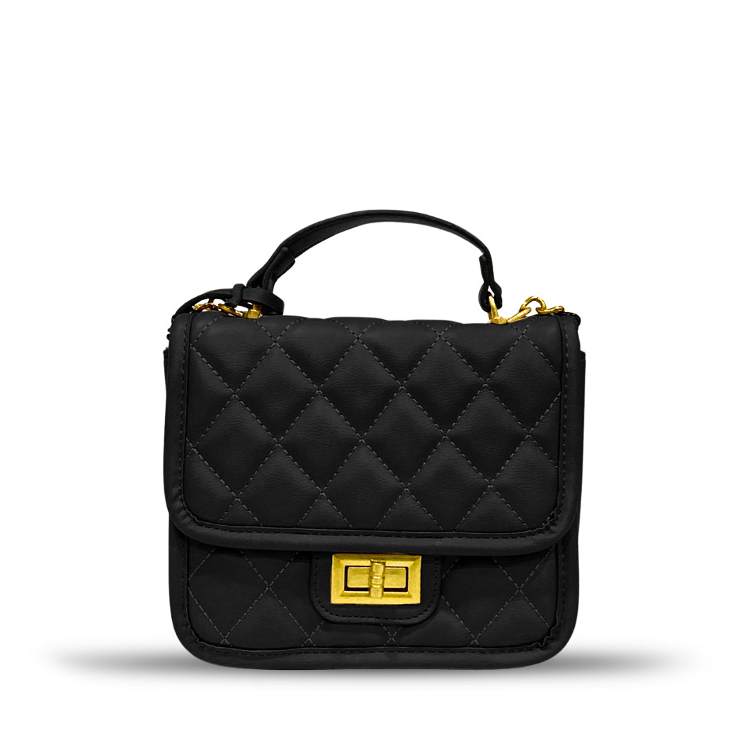 Dazzle Black women's handbag in black by Bag X