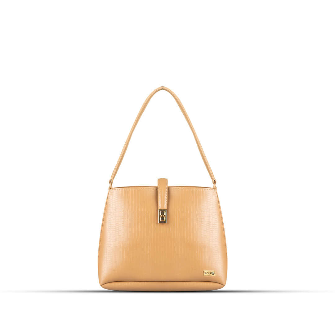 Marigold Beige women's handbag in beige by Bag X