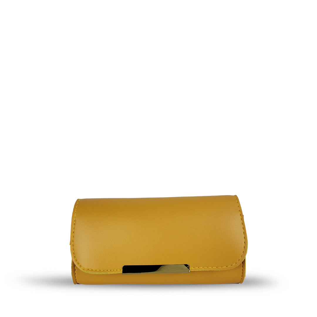 Crimson Wallet Yellow women's wallet & clutch in yellow by Bag X