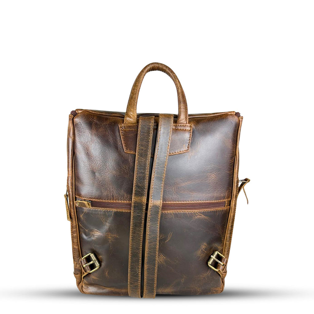 Premium Leather Back Packer