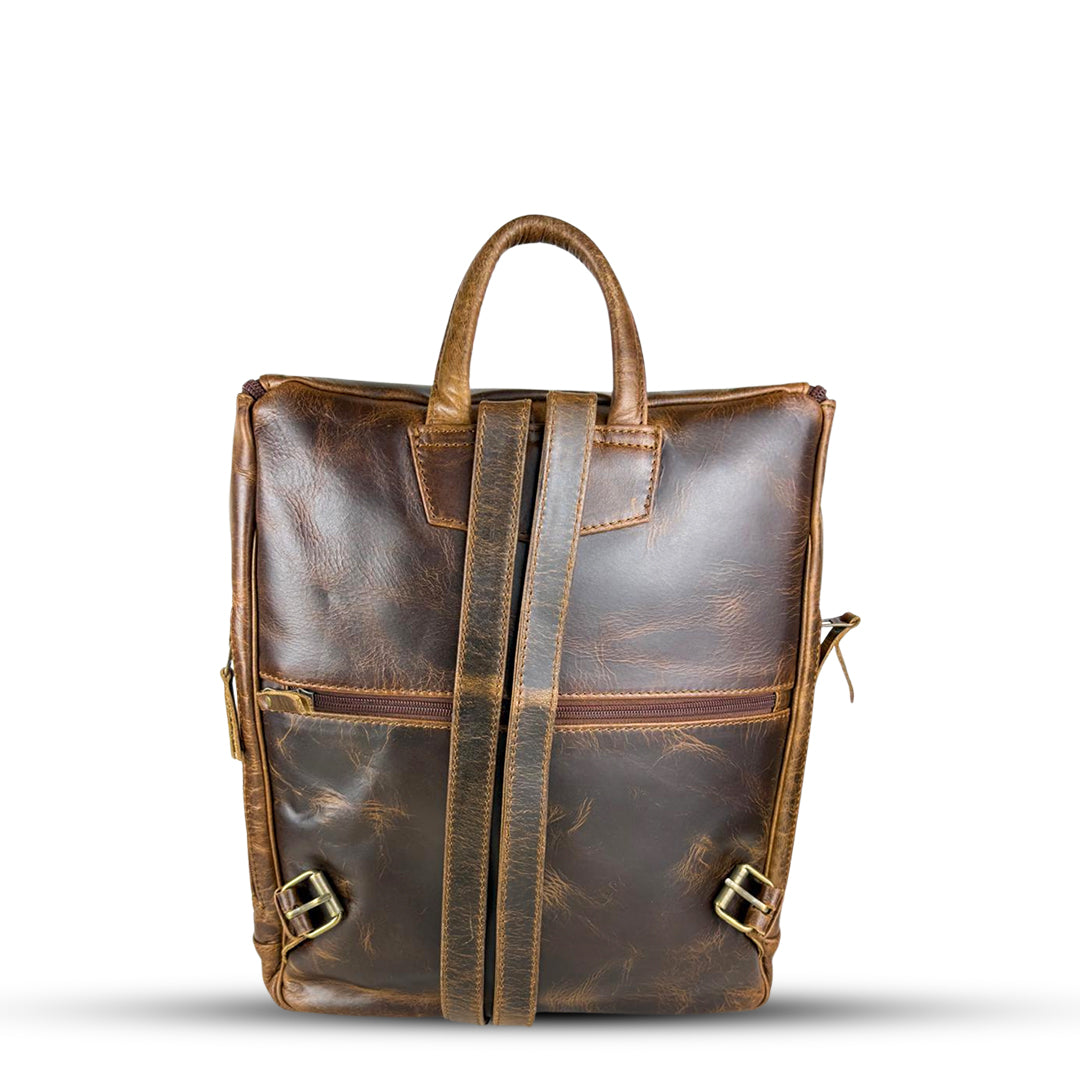 Premium Leather Back Packer