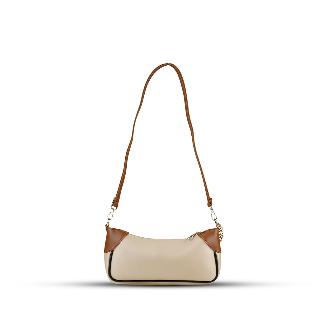 Lumi Beige - Leftover women's shoulder bag in beige by Bag X