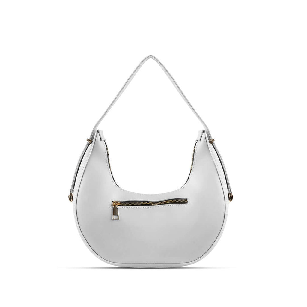 Alice White women's shoulder bag in white by Bag X