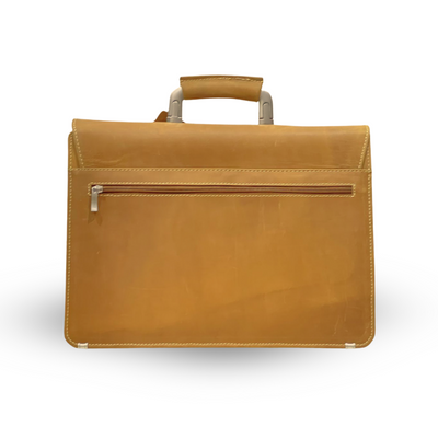 Executive Pull Up Leather Laptop Bag