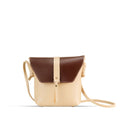 Tess Beige women's crossbody bag in beige by Bag X