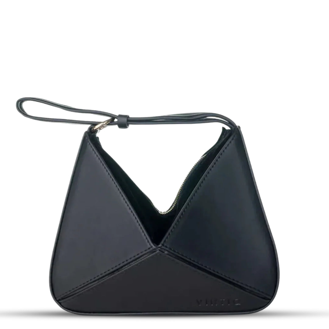 Vertex Black women's handbag in black by Bag X