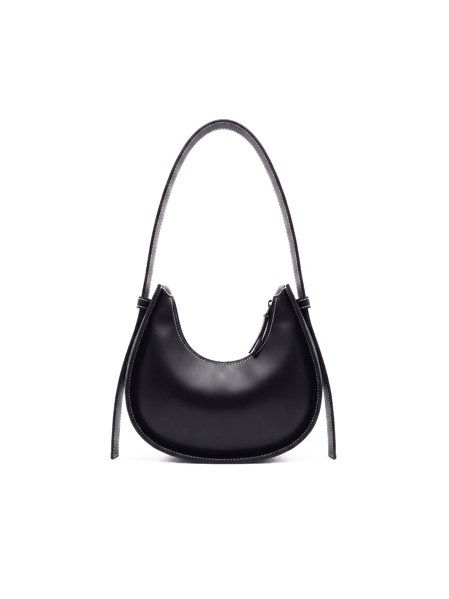 Eli Black women's shoulder bag in black by Bag X