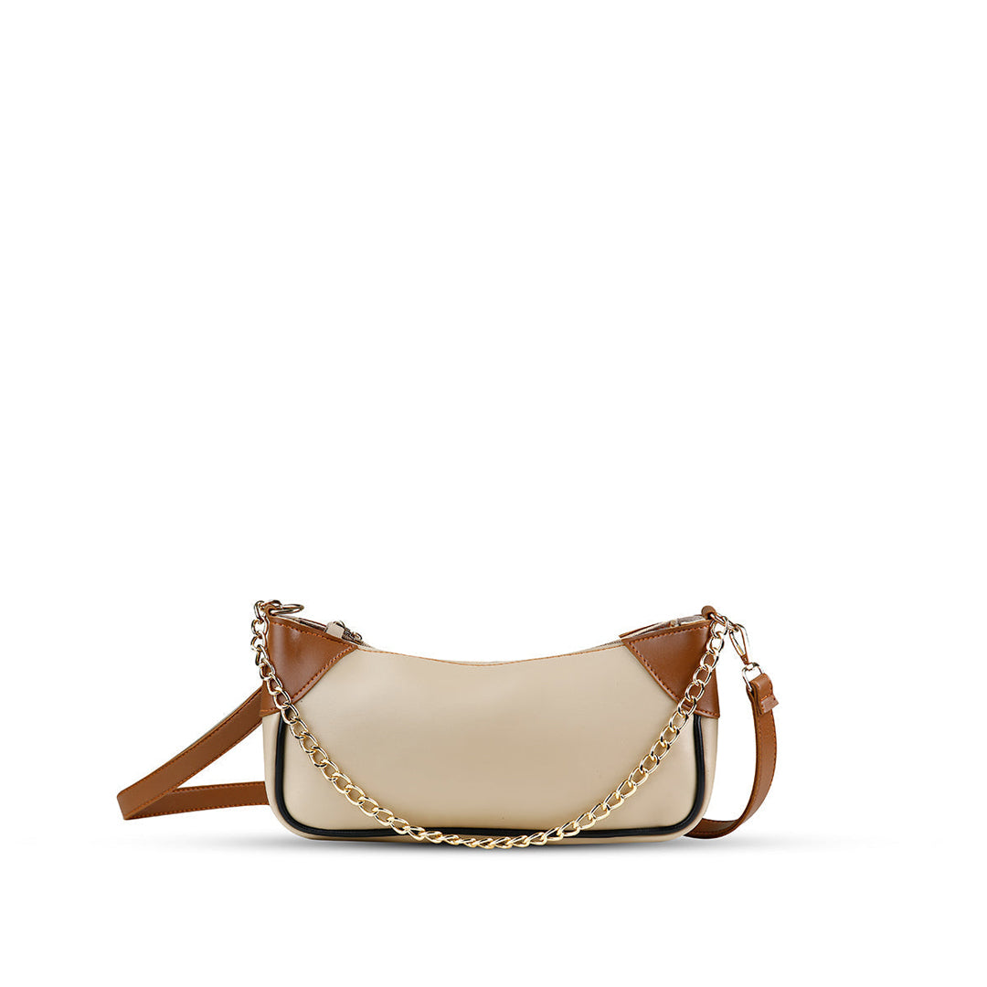 Lumi Beige - Leftover women's shoulder bag in beige by Bag X