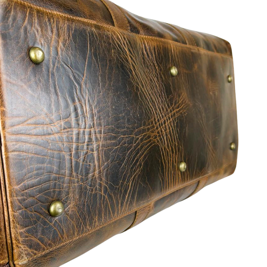 Premium leather duffle Bag 22 "