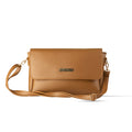 Vesper Brown women's shoulder bag in brown by Bag X