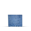 Crazy Horse Leather Wallet Crocodile Blue women's wallet & clutch in blue by Bag X