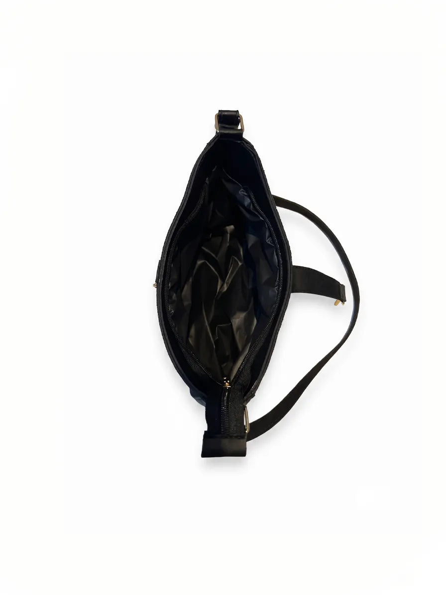 Rome Black women's shoulder bag in black by Bag X
