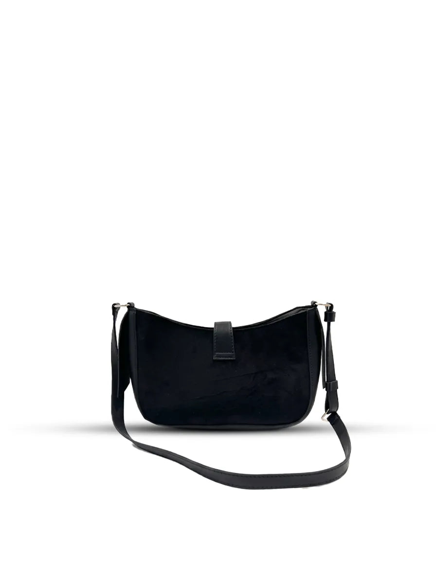 Rome Black women's shoulder bag in black by Bag X