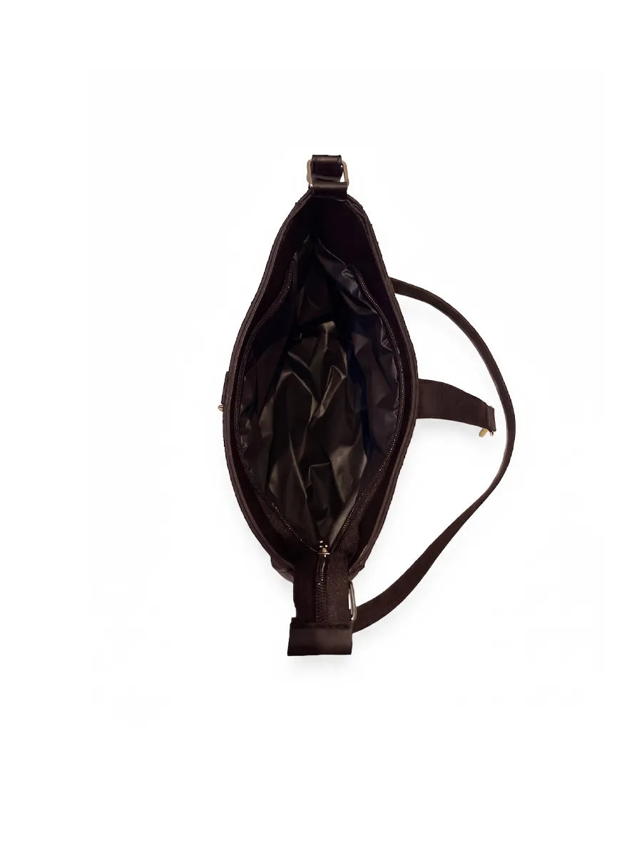 Rome Brown women's shoulder bag in brown by Bag X