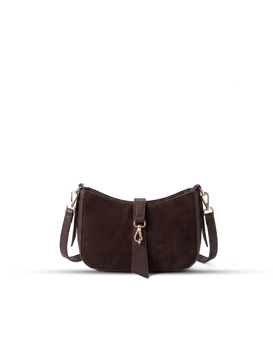 Rome Brown women's shoulder bag in brown by Bag X
