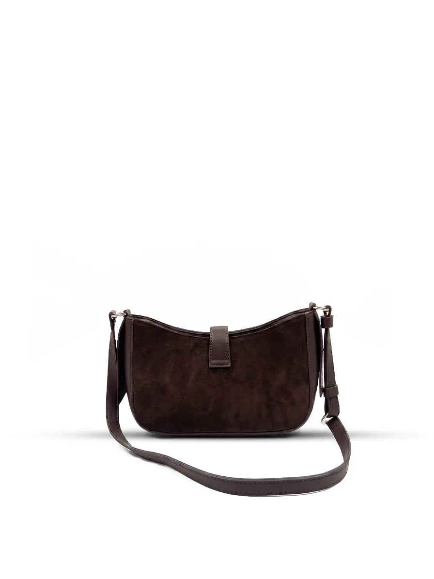 Rome Brown women's shoulder bag in brown by Bag X