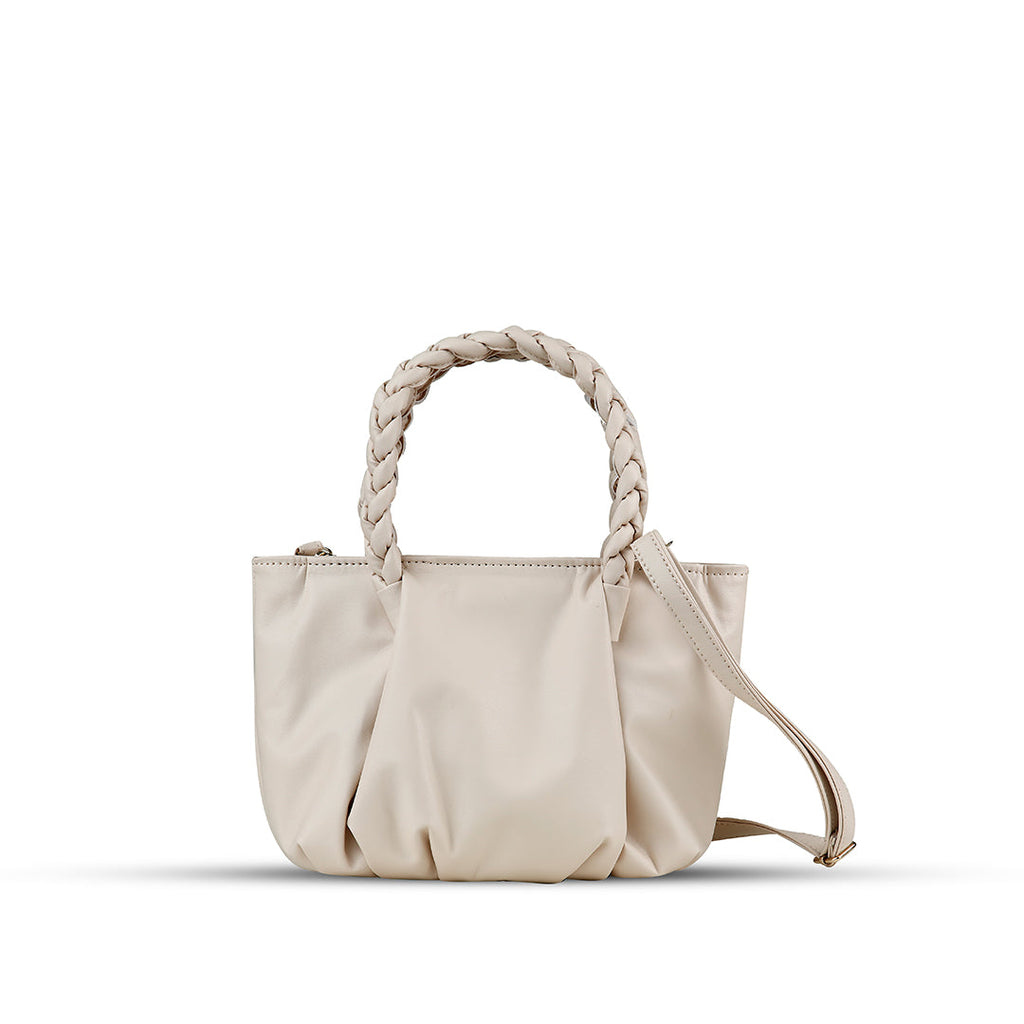 Ash Beige women's crossbody bag in beige by Bag X