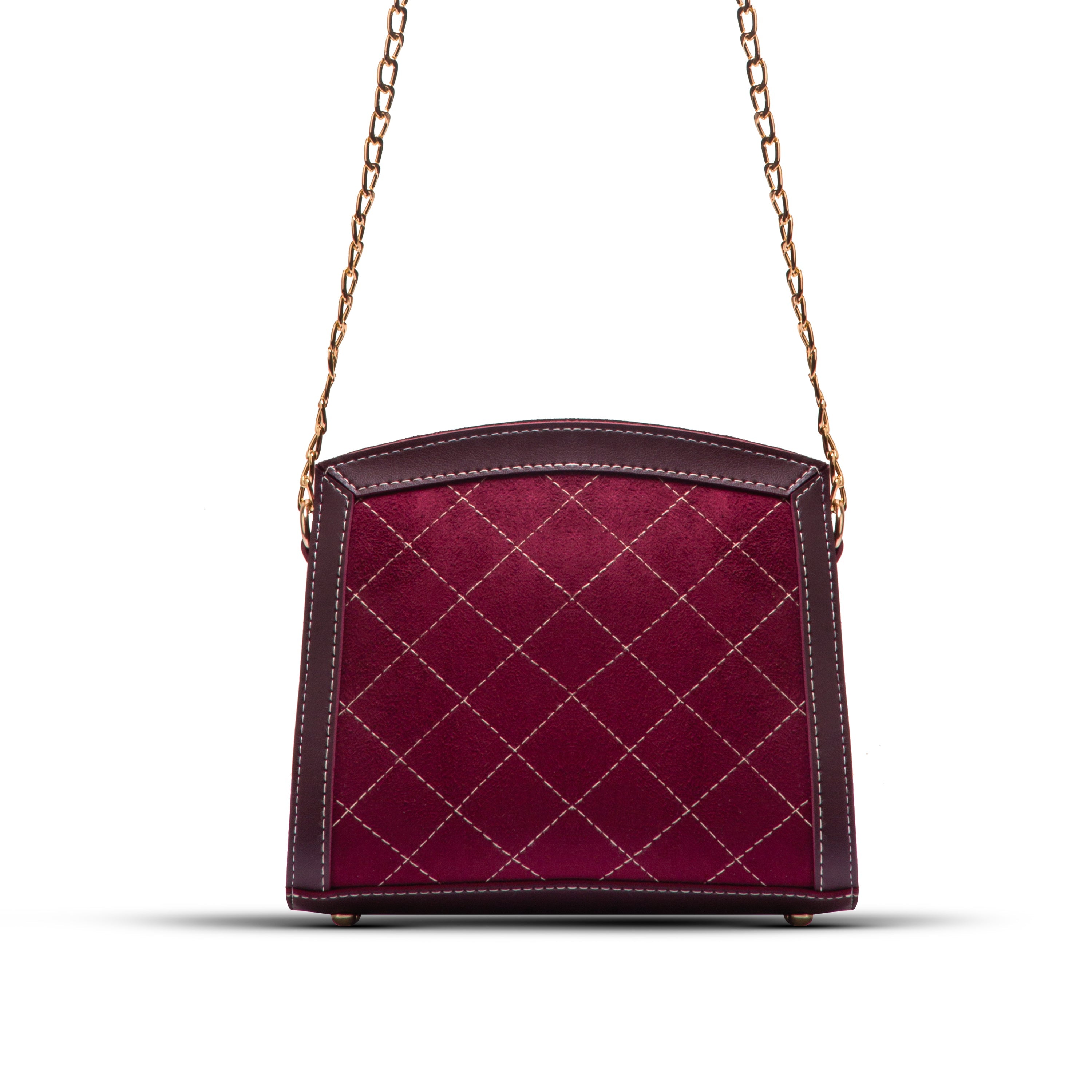 Sonic Maroon women's crossbody bag in maroon by Bag X