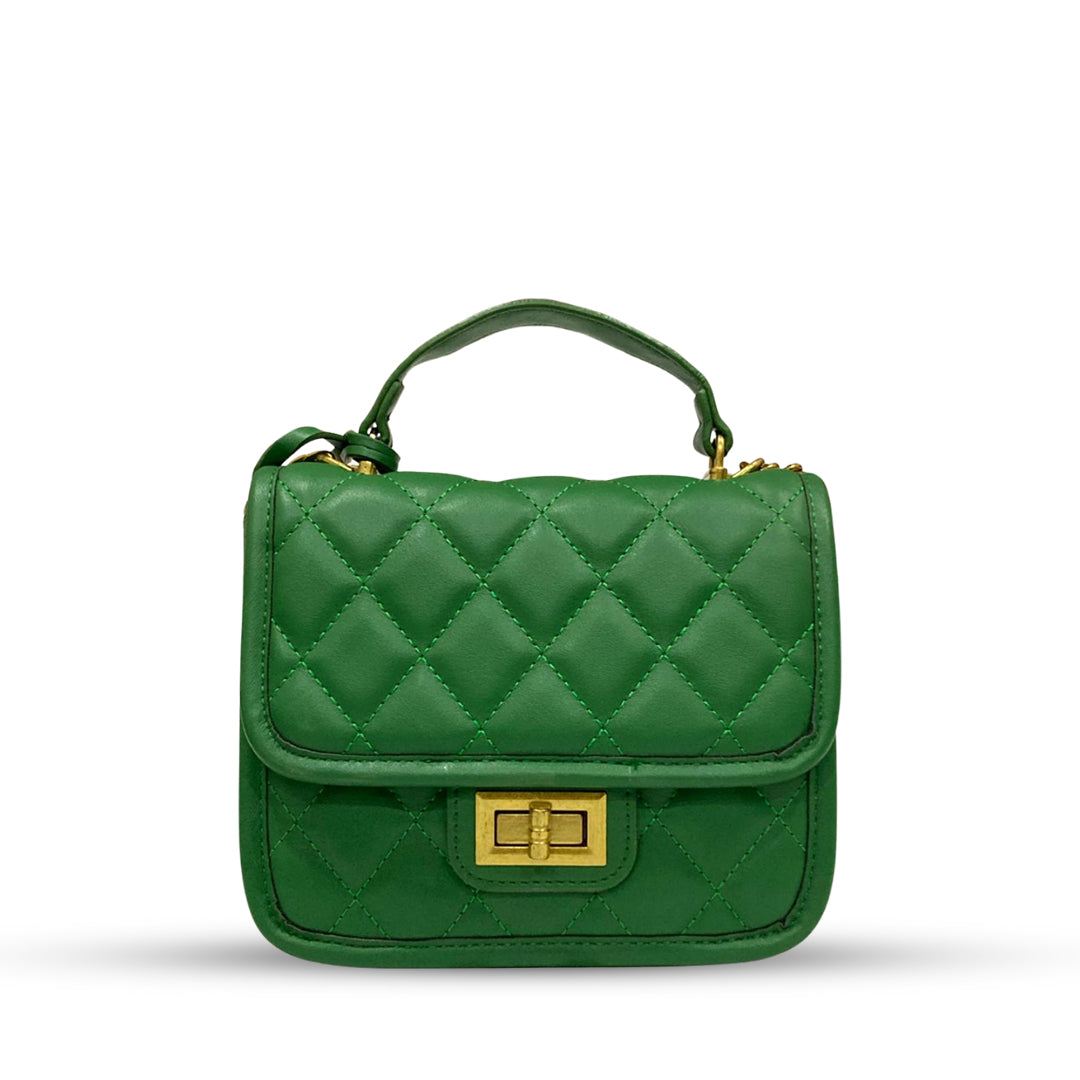 Dazzle Green women's handbag in green by Bag X