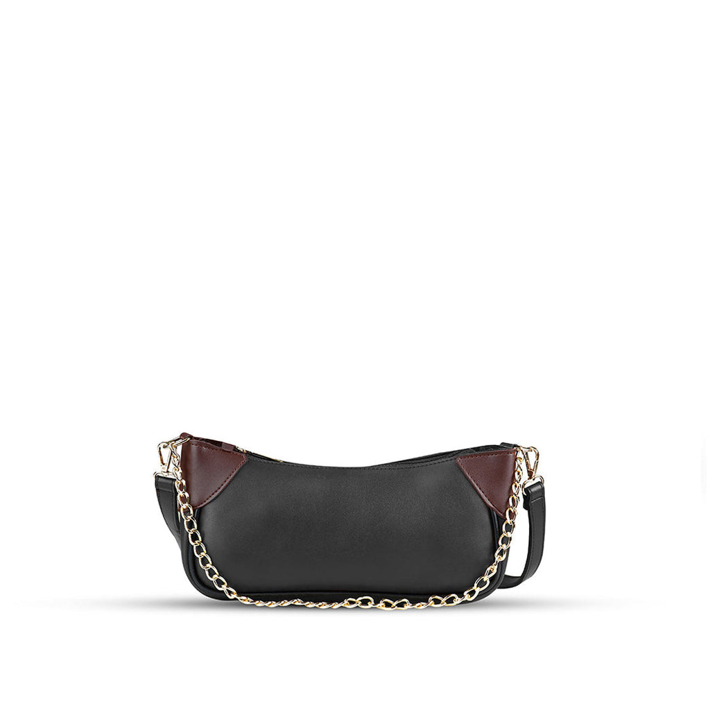 Lumi Black - Leftover women's shoulder bag in black by Bag X