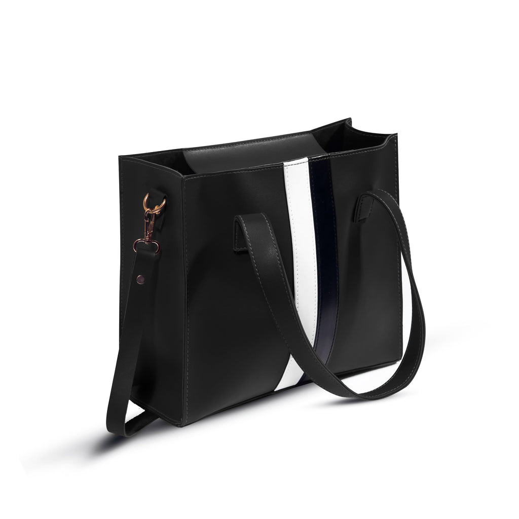 Baku 3 Pcs Black women's wallet & clutch in black by Bag X