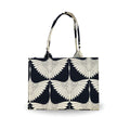 Flora Bloom Black women's tote bag in black by Bag X