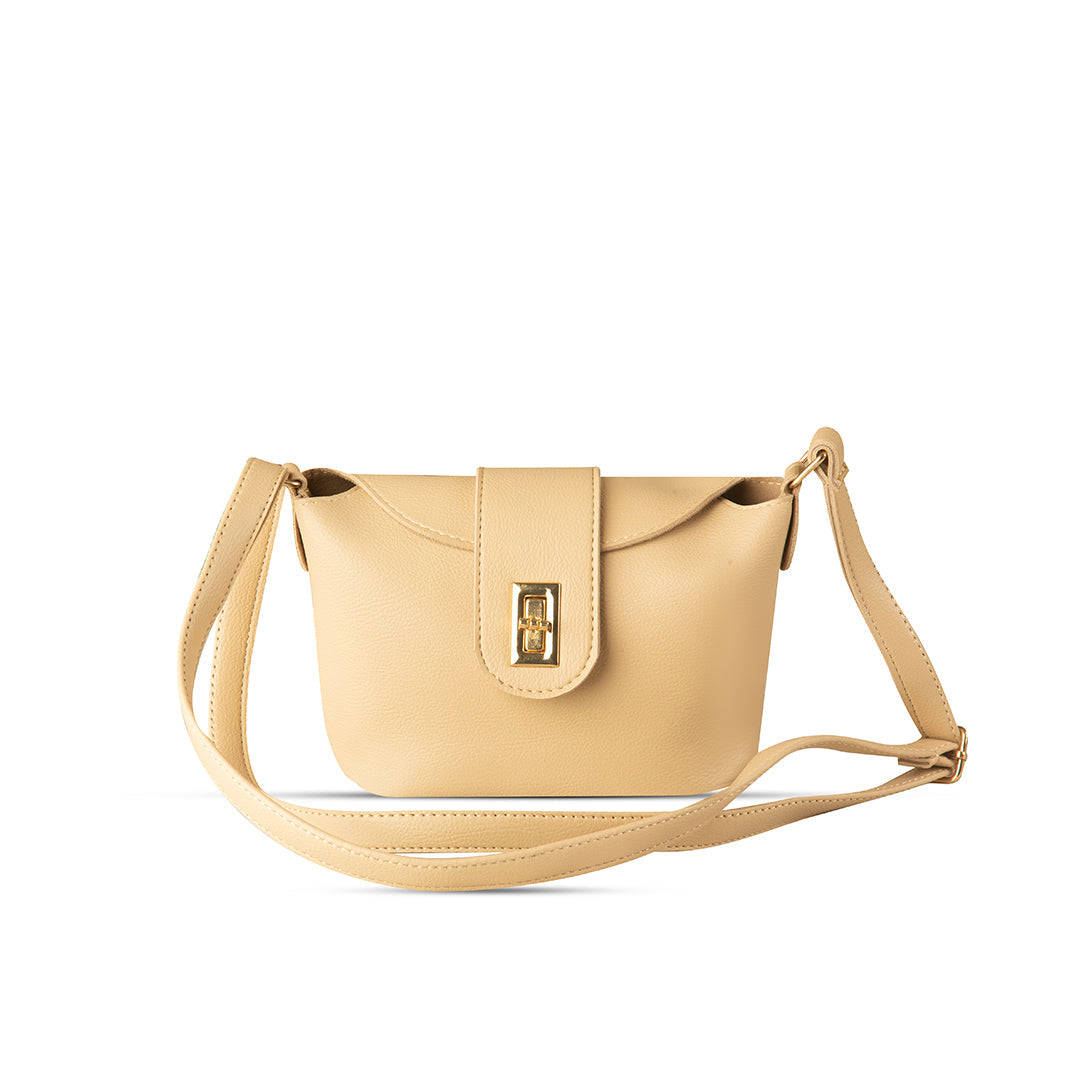 Bolt Beige women's crossbody bag in beige by Bag X