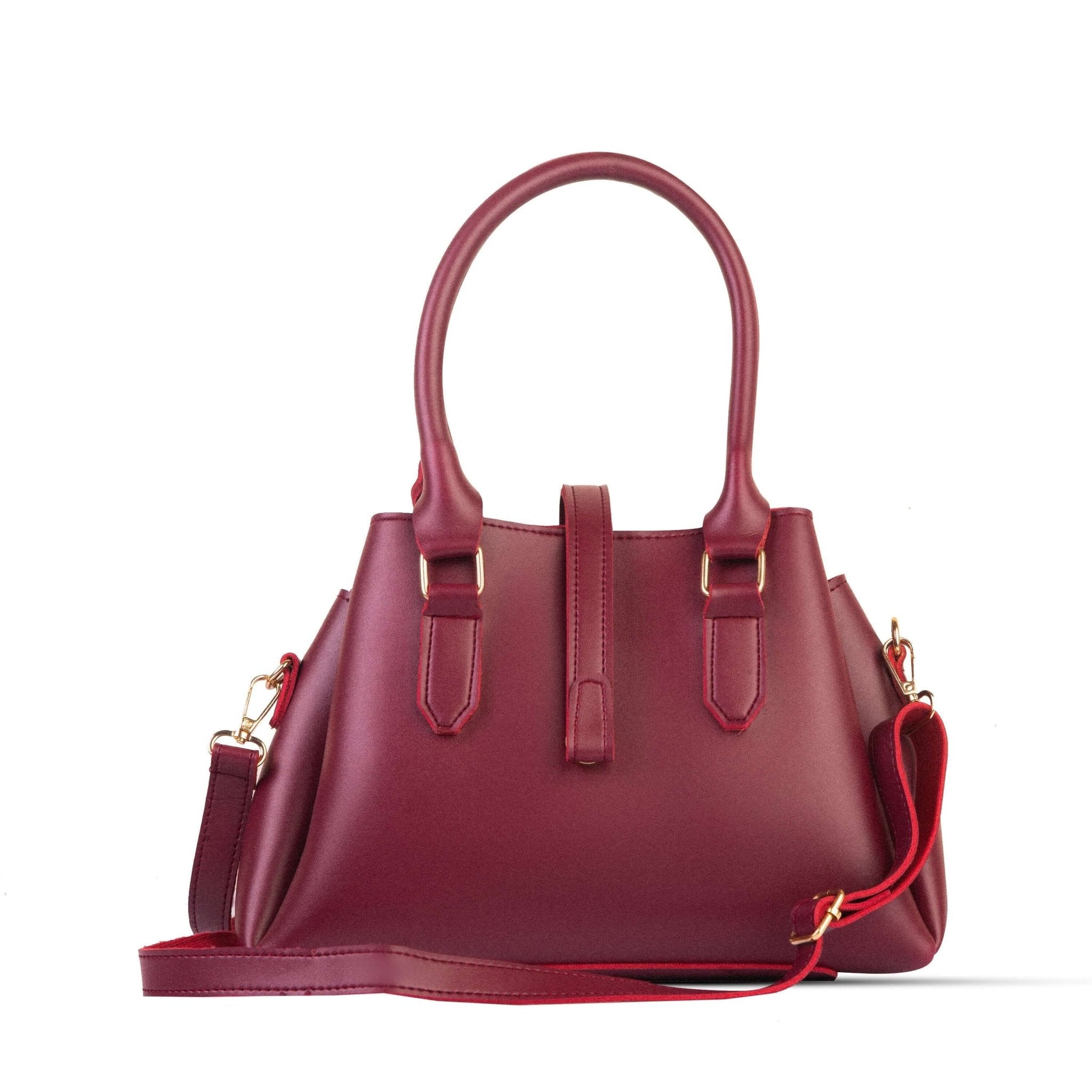 Prism Bag Maroon women's shoulder bag in maroon by Bag X