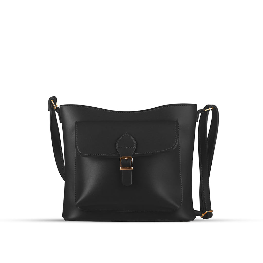 Coco Black women's crossbody bag in black by Bag X