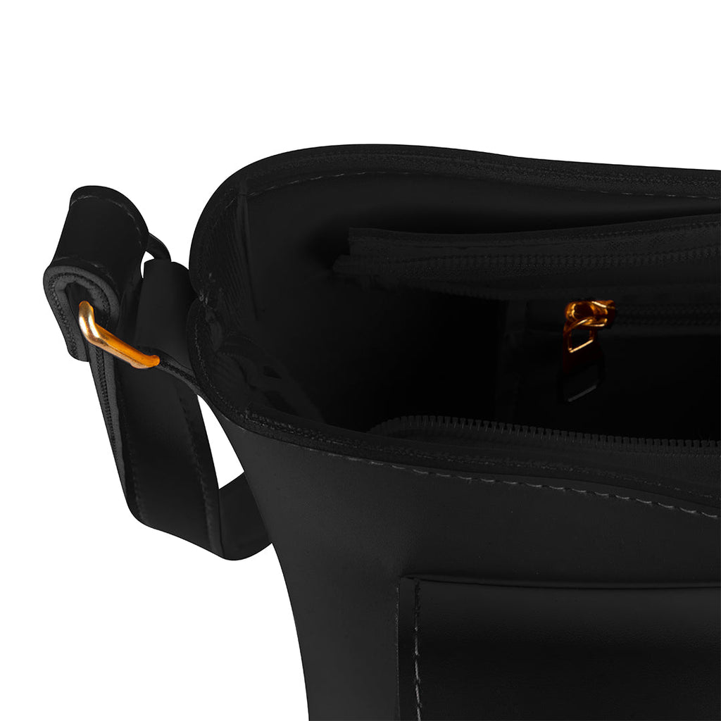 Coco Black women's crossbody bag in black by Bag X