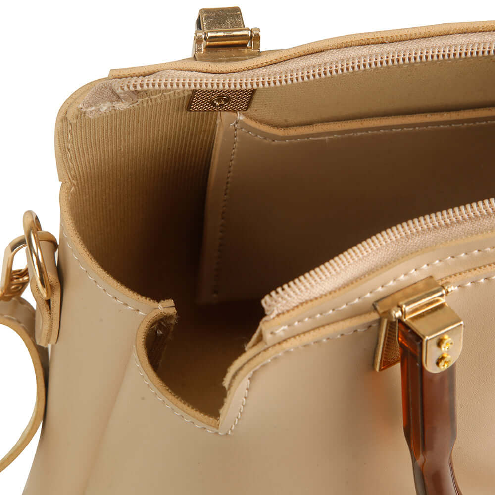 Orchid Beige women's crossbody bag in beige by Bag X