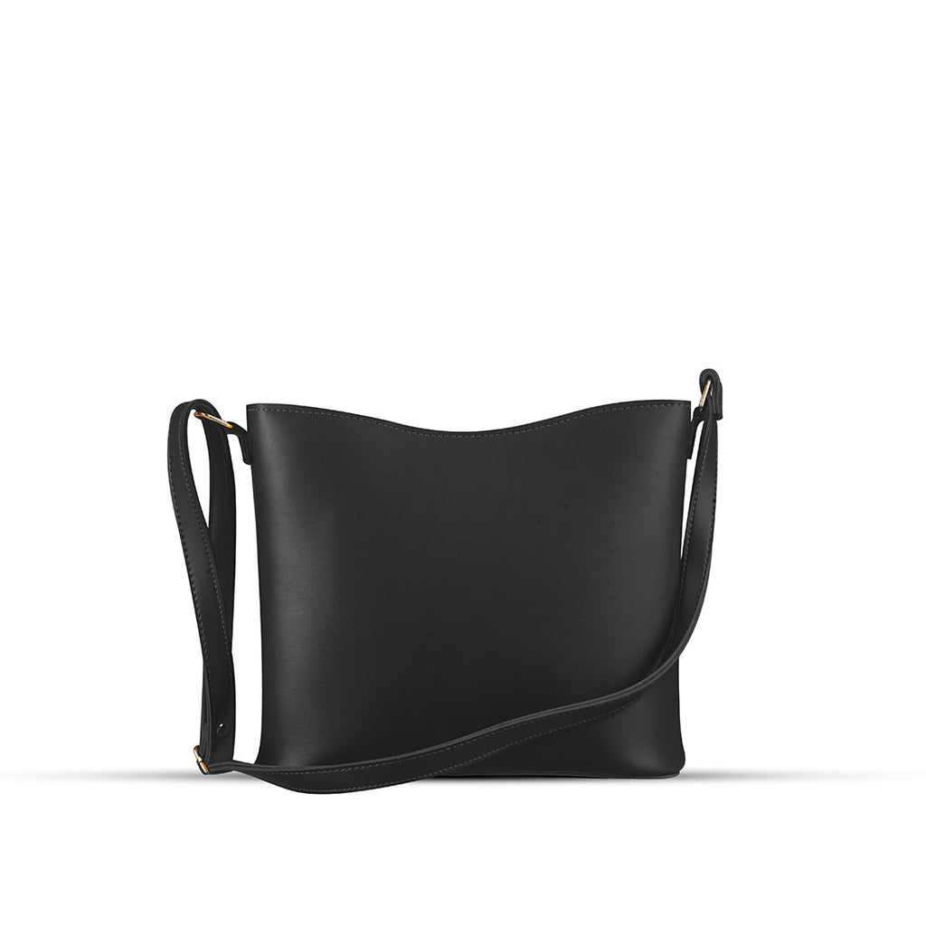 Coco Black women's crossbody bag in black by Bag X